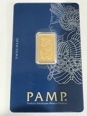 5 Gram Gold Bar - PAMP Suisse - Fortuna - 999.9 Fine In Sealed Assay • $405