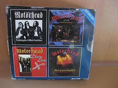 Motorhead (4 CD Box Set) Receiver Records 1993 CDs Are Mint Case Wear/ Vg Shape • $254.99