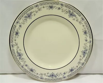 Minton Bone China England Bellemeade Bread Plate X1 Blue Floral Platinum Ring • $18.99