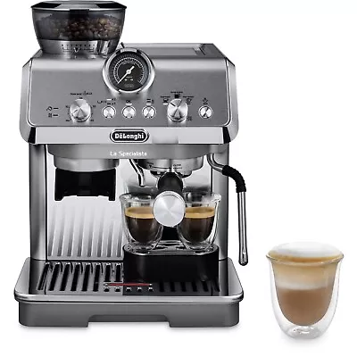 DeLonghi La Specialista Arte Evo Manual Coffee Machine - Metal (EC9255M) • $580