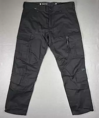G-Star Raw Men's Black P-3 Cargo Trainer Jeans Pants Trousers Size 38W 34L • $59.95