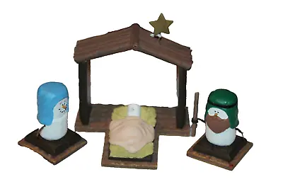 The Original S'mores Midwest  Of Cannon Falls Stable Manger Nativity  4-Pc Set • $55.99