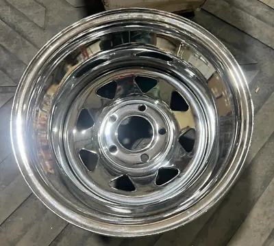 (QTY 1) Cragar Chrome Nomad II 0315 Wheel Rim 15x10 5x127 -44mm FAST SHIPPING • $127.49