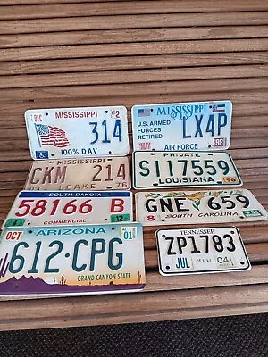 Vintage License Plates Lot Of 8 • $50