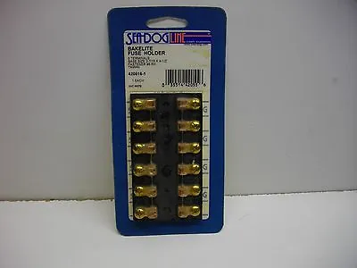 * Sea-Dog Line 420516-1 6 GANG FUSE BLOCK BAKELITE FUSE HOLDER Boat Marine • $18.99