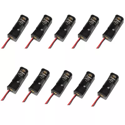 10Pcs 23A /A23 Battery 12V Clip Holder Box Case With Lead Wire Black • £3.59