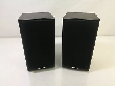 Pair Of Tannoy Mercury F1 Custom 8 Ohms 100w Bookshelf Speakers - Black • £104.99