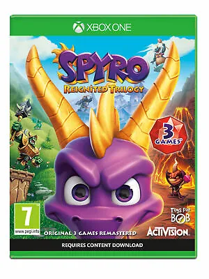 Spyro Reignited Trilogy (Xbox One) VideoGames Expertly Refurbished Product • £8.77
