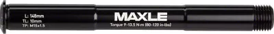 Maxle Stealth Front MTB 15x100mm Length 148mm Thread 9mm Pitch M15x1.50 Black • $45