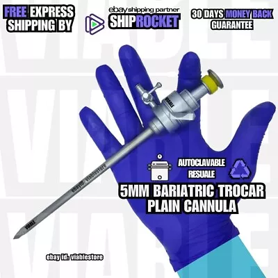 Laparoscopic 5mm Bariatric Trocar With Cannula Laparoscopy Surgical Instrument • $111.61