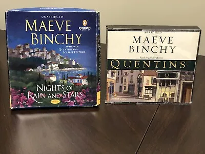 Lot Of 2 “Quentins “& “Night Of Rain And Stars “(AUDIO CD) By Maeve Binchy • $23.20