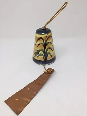 Vintage Pacific Stoneware USA Hand Painted Vintage Windchime Bell Pottery 1970s • $15.99
