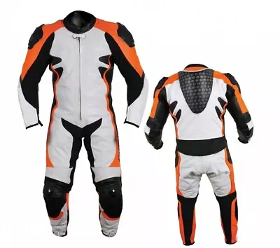 Motorcycle Racing Leather Motorbike Biker Riding Suit • $298