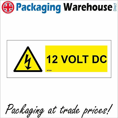 Wt206 12 Volt Dc Sign Power Direct Current Twelve Supply Electrical Circuit • £19.46