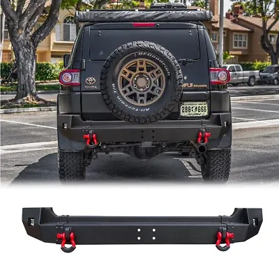For 2007-2014 Toyota FJ Cruiser Rear Bumper With LED Lights • $519.99