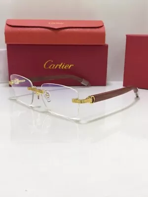 C Decor Rimless Glasses - Wooden Eyeglasses C Decor For Men/women • $165