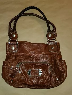 B.Makowsky Leather Handbag Brown Magnetic Excellent Condition  • $20