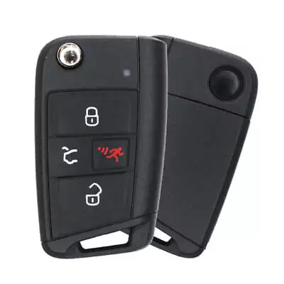 Replacement For Volkswagen GTI 15 2016 2017 2018 2019 Remote Flip Key NBGFS12P01 • $52.47