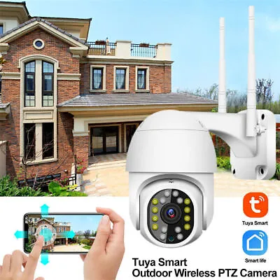 1080P IP Camera Wireless Outdoor HD PTZ Smart Home Security IR Cam Two-way Voice • £32.99