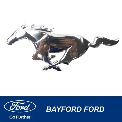 $49.99 • Buy Front Grill Emblem Ford Mustang Chrome Genuine Ford Part