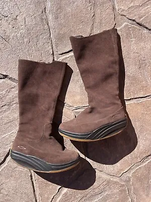 MBT Tambo Chocolate Split Suede Boots Women’s Size 7.5  • $100