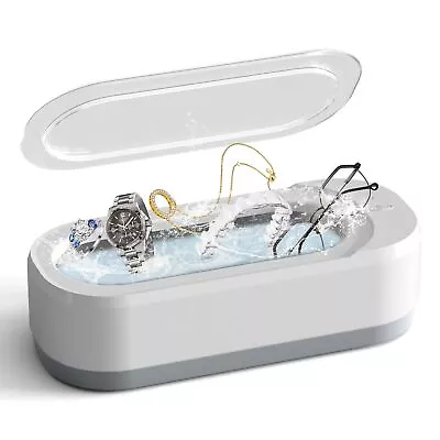 Ultrasonic Jewelry Cleaner Jewelry Cleaner Machine 12oz 46KHz Professional ... • $51.27