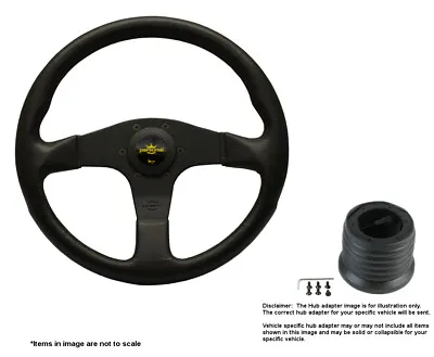 Nardi Blitz 340mm Steering Wheel + MOMO Hub For Toyota MR2 8474.34.2001 + 7714 • $437.74