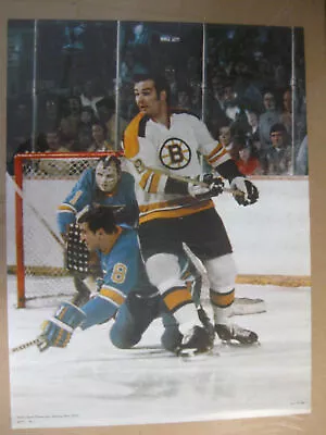 10 QTY 1972 BRUINS KEN HODGE VINTAGE 21x28 POSTER LOT STANLEY CUP GLENN HALL ORR • $84.99