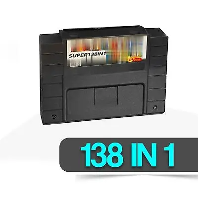 Super 138/110/100/68/65 In 1Game Cartridge For SFC 16-Bit Multicart NTSC SNES • $38.99