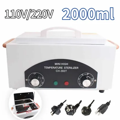 Dental Autoclave Sterilizer Mini Autoclave Sanitizing Box For Nail Salon Tools • $104.90