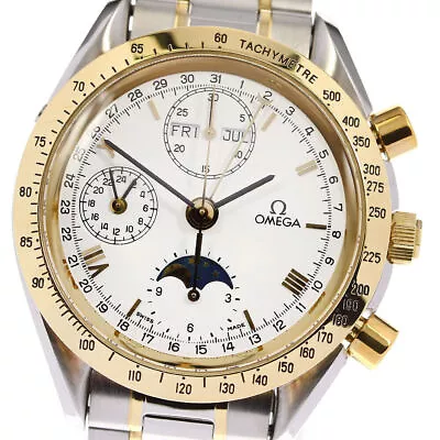 OMEGA Speedmaster 175.0038 Triple Calendar Moon Phase AT Men's Watch_711492 • $6069.65