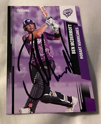 $8.99 • Buy Signed 2022 Ben McDermott Hobert Hurricanes Cricket Card