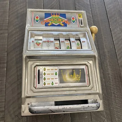 16” Tall Vintage Waco Casino Crown Desk Top Slot Machine. JAPAN MADE • $189.97