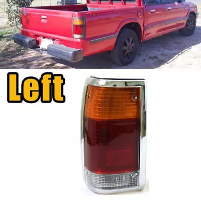 Left Tail Lamo With Chrome For Mazda B-SERIES B2000 B2200 B2600 Pick-UP • $44.94