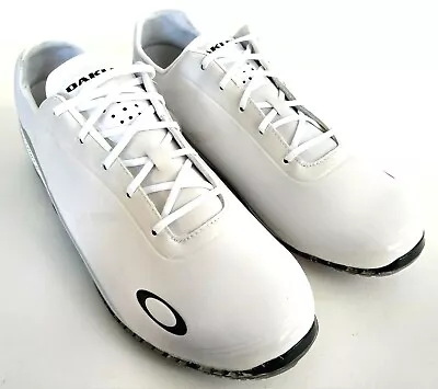 Oakley Cipher 2 Nanospike Mens Size 8.5 White Golf Shoe Athletic Fashion Sneaker • $64.99