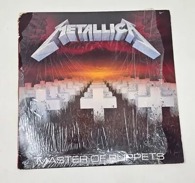 Metalica Master Of Puppets Elektra Records 1986 Viny Record TESTED Shrink • $180