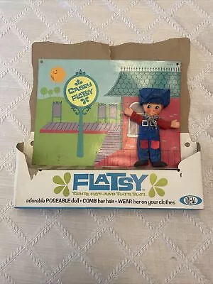 Vtg. Casey The Engineer Flatsy Boy Doll; Ideal • $55