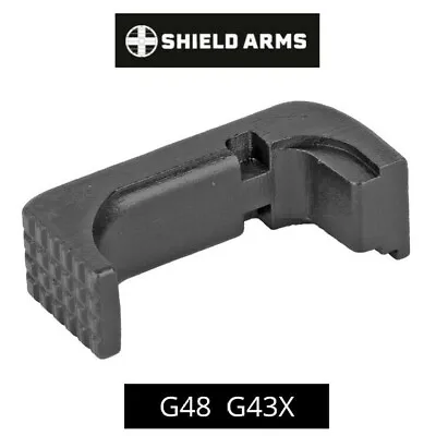 SHIELD ARMS For Glock 43X & 48 STEEL Magazine Catch Release G43X-EMR For S15 Mag • $24.95