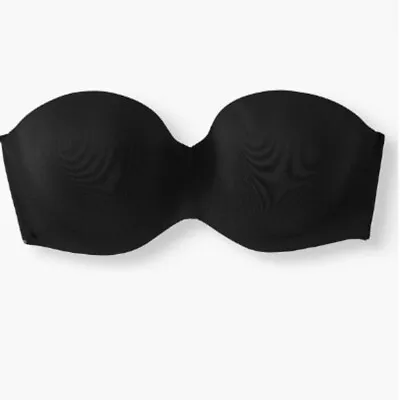 Sweet Nothings Women's Maidenform No Slip Smooth Look Strapless Black Bra New • $28.98