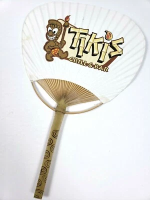 $18.59 • Buy Tiki's Grill & Bar Honolulu Hawaii Vintage Fan Drinks Vintage Cocktail Menu 