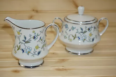 Noritake Chintz Creamer 3 3/4  & Sugar Bowl 3 1/4  With Lid • $28.88