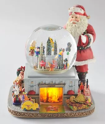 Macy's 2003 Thanksgiving Day Parade Musical Lighted Snowglobe Water Globe Santa • $99.99