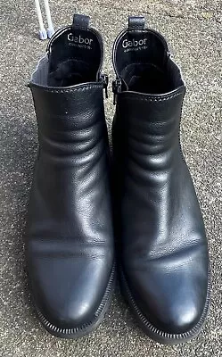 Gabor Ladies Ankle Boots Size 6.5 Black • £25