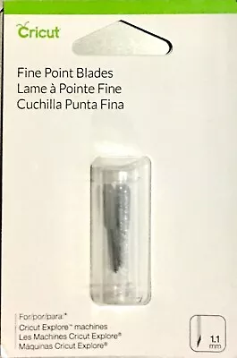 CRICUT FINE POINT BLADES 1.1mm CIRCUT EXPLORE MACHINE CODE 2003534 • $19.95