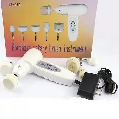 5 In1 Electric Facial Face Brush Deep Clean Cleanser Exfoliator Facial Massage • $49.80