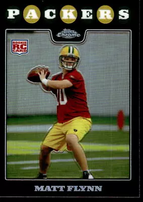 2008 Topps Chrome Refractors Matt Flynn #TC177 Rookie Packers • $1.99