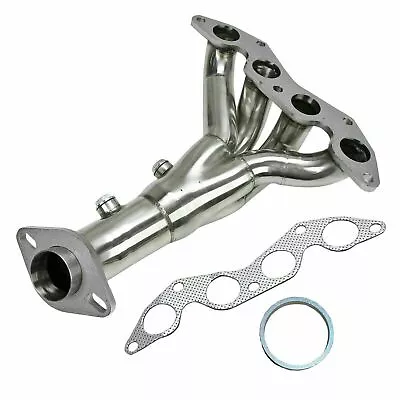 Stainless Steel Exhaust Header FOR 2001 - 2005 HONDA CIVIC DX/LX D17 1.7 EM2/ES1 • $108.99