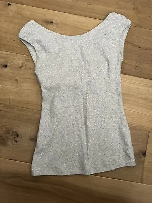 Kookai Billie Tee Size 1 Grey Marle • $15