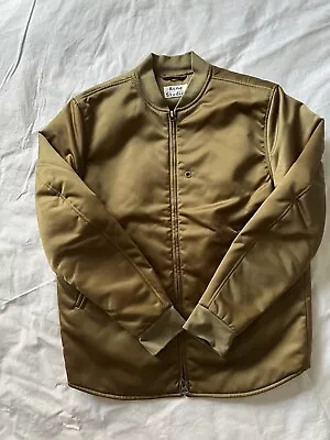 Acne Studios Men’s Brown Gold Jacket Size 46 • £225