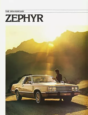 1978 Mercury Zephyr Z-7 Sedans Wagon Dealer Sales Brochure • $4.99